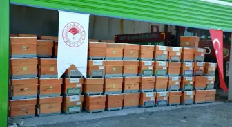 Emet'te Arıcılara Katlı Arı Kovanları Teslim Edildi