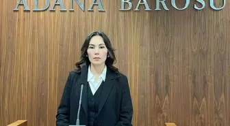 Adana'da Avukatlar Kadına Yönelik Şiddete Karşı Basın Açıklaması Yaptı