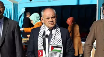 Başkan Öztürk Filistin için düzenlenen panayıra destek verdi