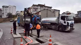 Bilecik'te Yağmur Suyu ve Kanalizasyon Hatları Temizlendi