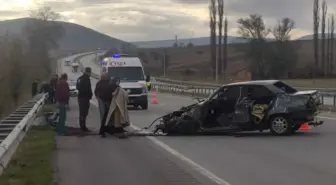 Çorum'da trafik kazasında polis memuru hayatını kaybetti