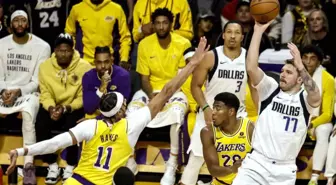 NBA'de Dallas Mavericks, Los Angeles Lakers'ı mağlup etti