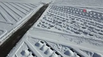 Erzurum'da kış mezarları hazır