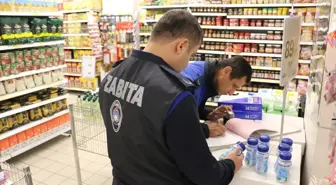Hendek'teki zincir marketlerde denetim yapıldı