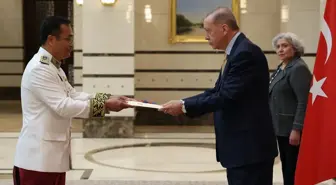 Tanzanya Büyükelçisi Bakari, Cumhurbaşkanı Erdoğan'a güven mektubu sundu