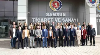 TOBB Samsun Kadın ve Genç Girişimciler İcra Kurulu Üyeleri Samsun TSO Yönetimi Tarafından Kabul Edildi