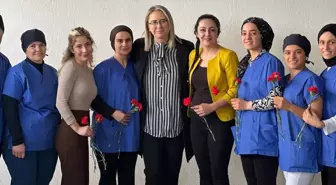AK Parti Milletvekili Ceyda Bölünmez Çankırı, şiddet mağduru kadınları istihdam eden işletmeyi ziyaret etti
