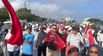 Cibuti'de Filistin'e destek yürüyüşü düzenlendi
