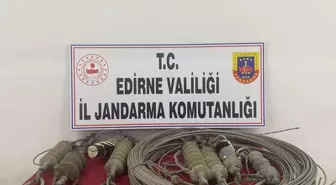 Edirne'de İş Yerinden Elektrik Kablosu Çalan Şüpheli Yakalandı