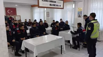 Edirne Jandarma Komutanlığı Güvenli Trafik Eğitimine Devam Ediyor