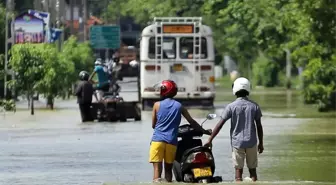 Sri Lanka'da şiddetli yağışlar ve sel felaketi