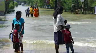 Sri Lanka'da şiddetli yağışlar ve sel felaketi