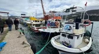 Filyos'taki lojistik gemileri Amasra Limanı'na getirildi