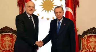 Cumhurbaşkanı Erdoğan, Lübnan Başbakanı Mikati ile görüştü