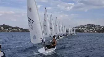 ILCA 6 Yelken Genç Milli Takımı'na seçilmek isteyen yelkenciler Bodrum'da kampta