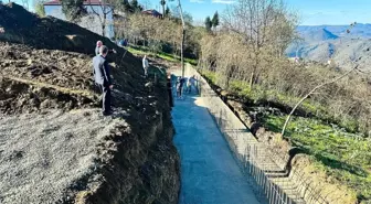 Kabadüz'de doğalgaz çalışmaları başladı