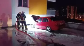Kırıkkale'de otomobil yangını