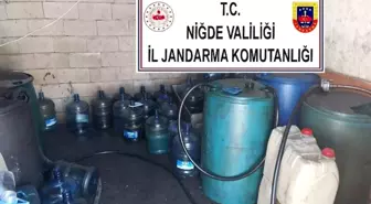 Niğde'de bin litre lisanssız akaryakıt ele geçirildi