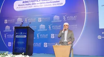 Uluslararası Vuslat Platformu'nca düzenlenen konferanslar Edremit'te başladı