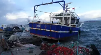 Ayvalık'ta Kuvvetli Fırtına ve Yağış Hasara Yol Açtı