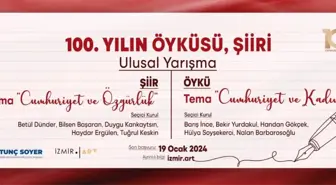 İzmir Büyükşehir Belediyesi Cumhuriyet'in 100. Yılını Öykü ve Şiir Yarışmasıyla Kutluyor