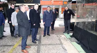 Şehzadeler Belediyesi, Çimentepe Caddesi'nde düzenleme çalışmaları yaparak bölge esnaflarının memnuniyetini kazandı