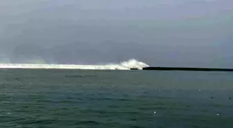 Trabzon'da fırtına sonucu deniz üssünde yaşanan olay