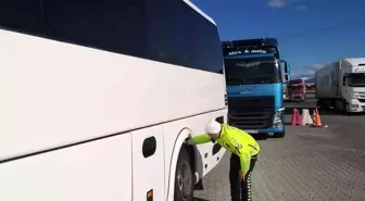 Kastamonu'da kış lastiği denetimi