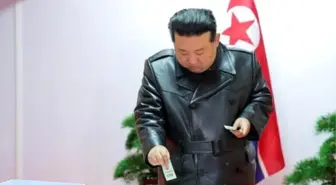 Kuzey Kore'de Yerel Seçimlerde Kim Jong-Un da Oy Kullandı