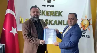 Yozgat'ta Mesut Süzener AK Parti Çekerek İl Genel Meclisi aday adayı oldu