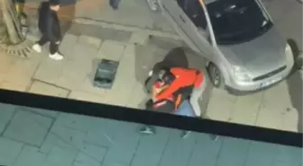 Ataşehir'de toptancılar ile market çalışanlarının tekmeli yumruklu kavgası kamerada