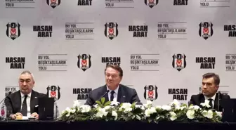 Beşiktaş Başkan Adayı Hasan Arat, Samet Aybaba ve Feyyaz Uçar ile basının karşısına çıktı- Hasan Arat: 'Türkiye'nin en iyi futbol modelini...