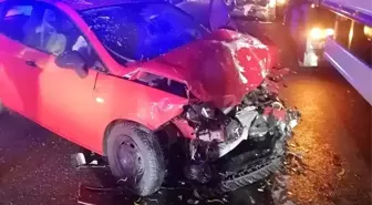 Anadolu Otoyolu'nda iki ayrı trafik kazasında 10 kişi yaralandı