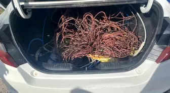Afyonkarahisar'da Trafo Kablosu Hırsızları Yakalandı