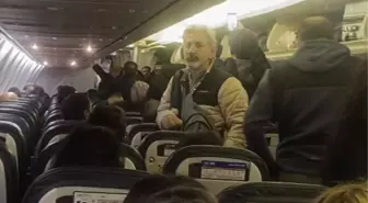 AnadoluJet Uçağı Zorunlu İniş Yaptı, Yolcuların Panik Anları Kamerada