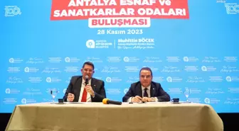 Muhittin Böcek Esnaf Odaları Başkanları ile Buluştu