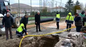 Bozüyük Belediye Başkanı Kanalizasyon Hattı Yenileme Çalışmasını İnceledi