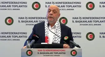 Hak-İş Genel Başkanı Mahmut Arslan, Asgari Ücret Tespit Komisyonu'nun yapısına itiraz etti