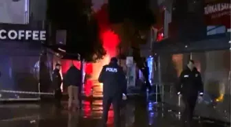 İzmir'de doğal gaz borusu patladı, yangın çıktı