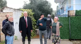 Efeler Belediye Başkanı sel mağduru vatandaşlarla buluştu