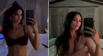Kendall Jenner, Forbes Dergisi'ne kapak olduktan sonra üstsüz video yayınladı