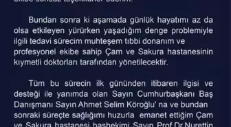 Zerrin Özer, sağlık sorunları için Başakşehir Çam ve Sakura Şehir Hastanesi'nde tedavi görüyor