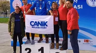 Canik Belediyespor Kulübü Milli Sporcusu Ali Topaloğlu Türkiye Rekoru Kırdı