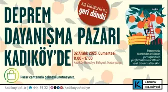 Kadıköy Belediyesi Deprem Dayanışma Pazarı