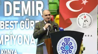 Mahmut Demir Büyükler Serbest Güreş Türkiye Şampiyonası Konya'da Başladı