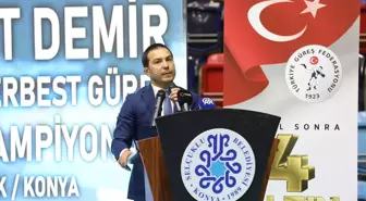 Mahmut Demir Büyükler Serbest Güreş Türkiye Şampiyonası Konya'da başladı
