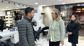 AK Parti İzmir Milletvekili Ceyda Bölünmez Çankırı, su baskını mağdurlarıyla buluştu