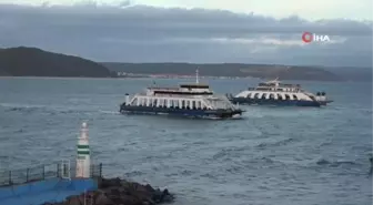Bozcaada ve Gökçeada'ya planlanan tüm feribot seferleri iptal edildi
