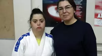 Down sendromlu milli judocu Bengi Aleyna Yıldız, 2024 Trisome Oyunları'na katılmayı hedefliyor