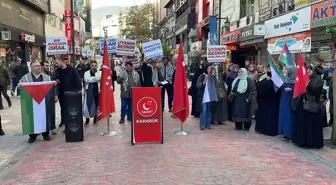 Karabük'te Filistinlilere Destek Açıklaması